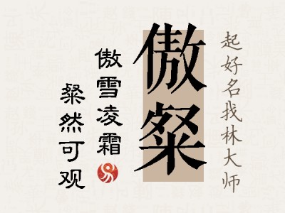 傲粲