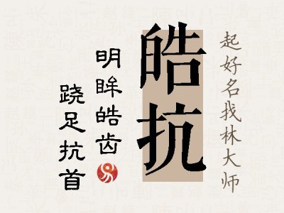 皓抗