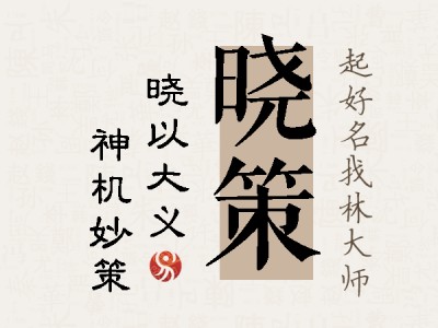 晓策