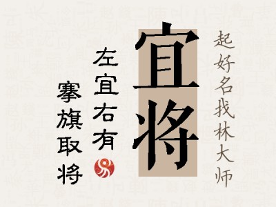 宜将